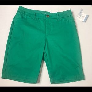 NWT Croft & Barrow Stretch Pant Size 4 Green